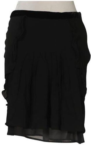 Damen Rock, schwarz, Gr. EU 38, Seide, Synthetik, Viskose - Second Hand - MAX&Co. - Modalova