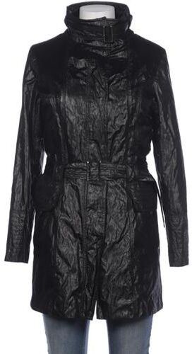 Damen Mantel, schwarz, Gr. S, Baumwolle, Synthetik - Second Hand - Milestone - Modalova