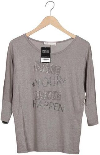 Damen Langarmshirt, grau, Gr. EU 38, Synthetik, Viskose - Second Hand - monari - Modalova