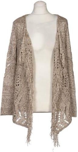 Damen Strickjacke, beige, Gr. M - Second Hand - monari - Modalova