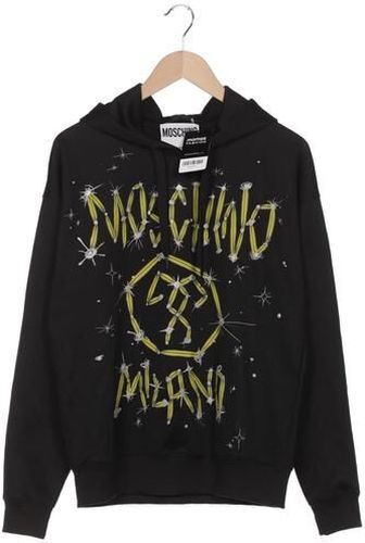 Damen Kapuzenpullover, schwarz, Gr. EU 44, Elasthan, Baumwolle, Synthetik - Second Hand - Moschino - Modalova