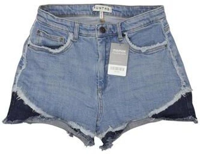 Damen Shorts, hellblau, Gr. EU 38, Elasthan, Baumwolle - Second Hand - Munthe - Modalova