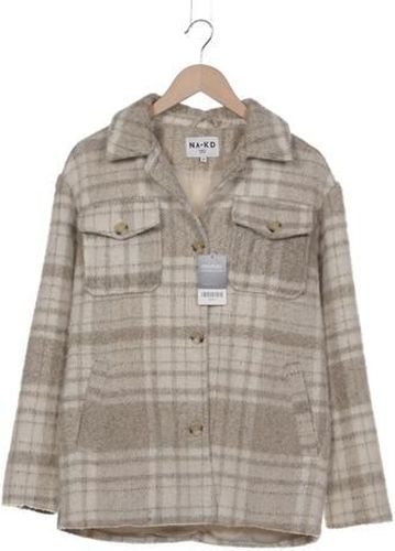 Damen Jacke, beige, Gr. EU 32, Synthetik - Second Hand - NA-KD - Modalova