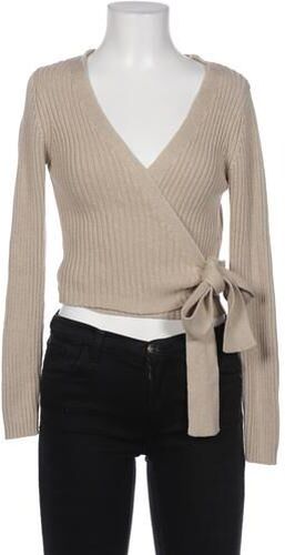 Damen Strickjacke, beige, Gr. XS, Baumwolle, Synthetik - Second Hand - NA-KD - Modalova