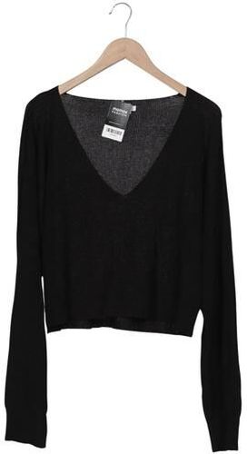 Damen Pullover, schwarz, Gr. L, Synthetik - Second Hand - NA-KD - Modalova