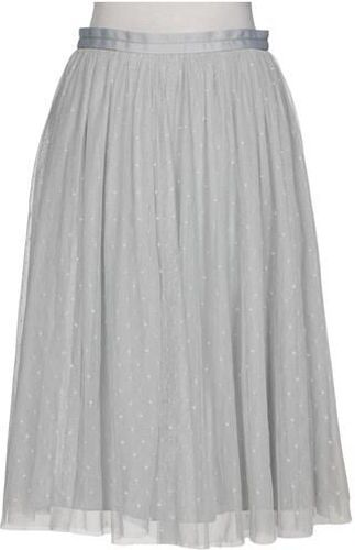 Damen Rock, grau, Gr. EU 36, Synthetik - Second Hand - needle thread - Modalova