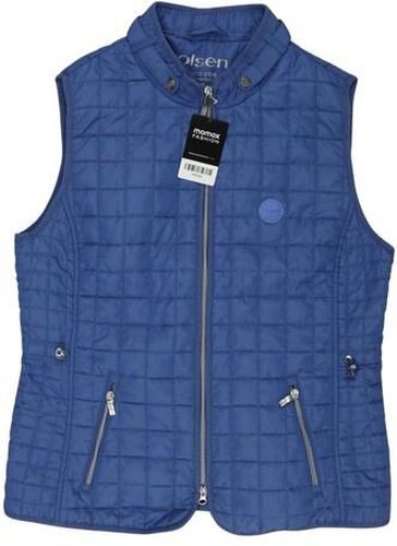 Damen Weste, blau, Gr. EU 42, Synthetik - Second Hand - Olsen - Modalova
