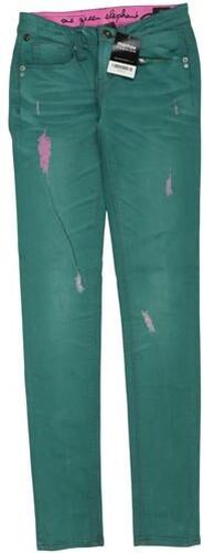 Damen Jeans, grün, Gr. EU 32, Elasthan, Baumwolle - Second Hand - One Green Elephant - Modalova