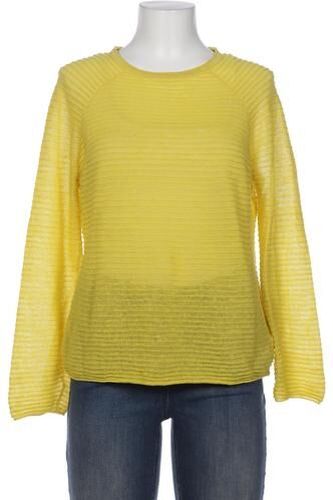 Damen Pullover, gelb, Gr. EU 38, Leinen, Synthetik - Second Hand - Oska - Modalova