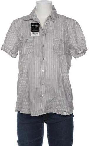 Damen Bluse, grau, Gr. EU 40, Elasthan, Baumwolle, Synthetik - Second Hand - Opus - Modalova