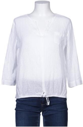 Damen Bluse, weiß, Gr. EU 38, Baumwolle - Second Hand - Opus - Modalova