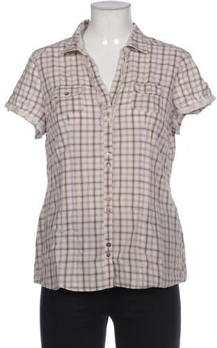 Damen Bluse, beige, Gr. EU 42, Baumwolle - Second Hand - Opus - Modalova