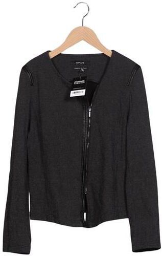 Damen Jacke, grau, Gr. EU 40, Elasthan, Baumwolle, Synthetik - Second Hand - Opus - Modalova