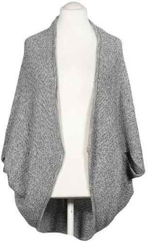 Damen Strickjacke, grau, Gr. L, Synthetik - Second Hand - Opus - Modalova