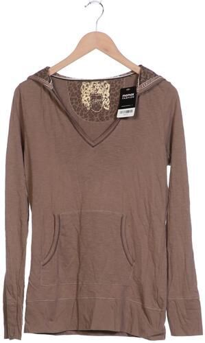 Damen Kapuzenpullover, braun, Gr. EU 40, Baumwolle - Second Hand - Oui - Modalova