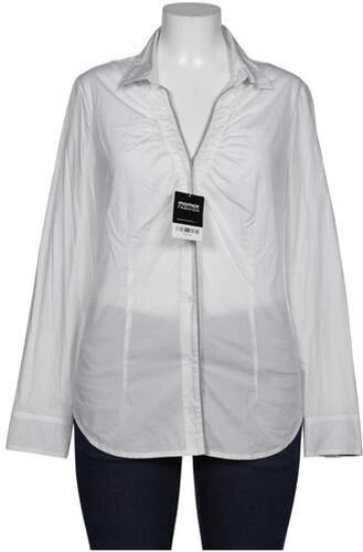 Damen Bluse, weiß, Gr. EU 48, Elasthan, Baumwolle - Second Hand - Peserico - Modalova