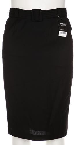 Damen Rock, schwarz, Kurz-Gr. 19, Schurwolle, Viskose - Second Hand - Peter hahn - Modalova