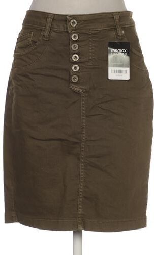 Damen Rock, grün, Gr. M, Elasthan, Baumwolle - Second Hand - Please - Modalova