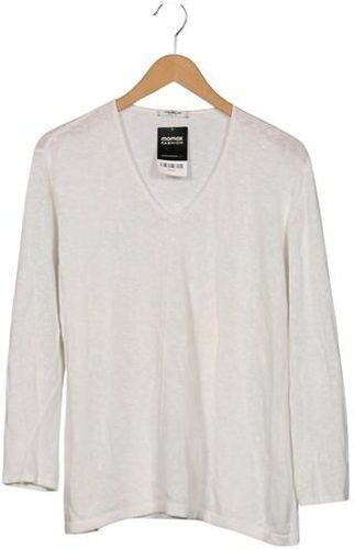 Damen Pullover, weiß, Gr. EU 44, Baumwolle, Leinen, Synthetik - Second Hand - Public - Modalova