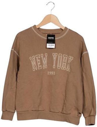 Damen Sweatshirt, braun, Gr. S, Elasthan, Baumwolle, Synthetik - Second Hand - Pull & Bear - Modalova