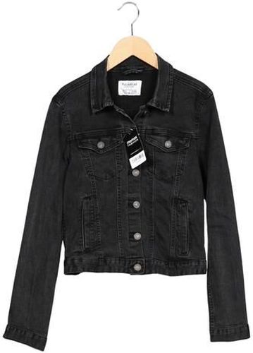 Damen Jacke, schwarz, Gr. M, Elasthan, Baumwolle, Synthetik, Viskose - Second Hand - Pull & Bear - Modalova