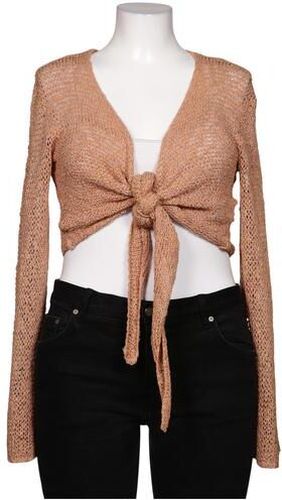 Damen Strickjacke, beige, Gr. L, Synthetik - Second Hand - Pull & Bear - Modalova