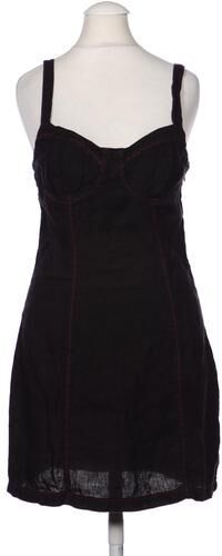 Damen Kleid, schwarz, Gr. S, Leinen - Second Hand - Pull & Bear - Modalova