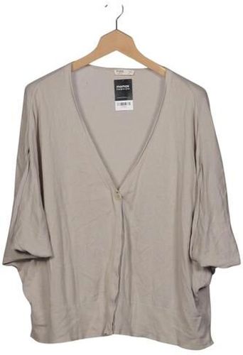 By Ulla Popken Damen Strickjacke, beige, Gr. EU 50, Baumwolle - Second Hand - Pure - Modalova