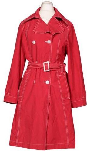 Damen Mantel, rot, Gr. EU 38, Baumwolle, Synthetik - Second Hand - Qiero - Modalova