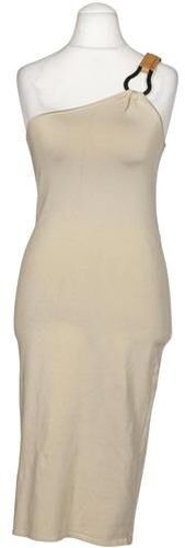 Damen Kleid, beige, Gr. M, Elasthan, Leder, Seide, Synthetik - Second Hand - Ralph Lauren Collection - Modalova