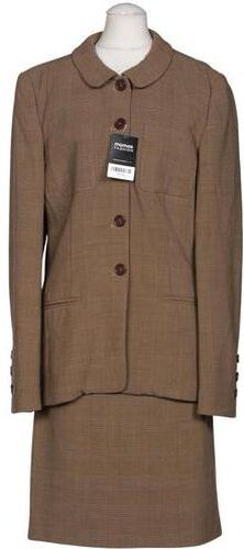 Damen Anzug, braun, Gr. EU 42, Elasthan, Wolle, Viskose - Second Hand - Rena Lange - Modalova