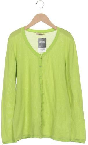 Damen Strickjacke, hellgrün, Gr. EU 44, Baumwolle - Second Hand - Repeat - Modalova