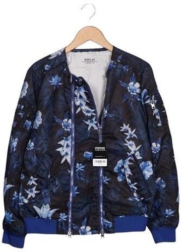 Damen Jacke, marineblau, Gr. M, Synthetik - Second Hand - Replay - Modalova