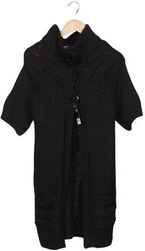 Damen Strickjacke, schwarz, Gr. M, Synthetik, Wolle - Second Hand - Replay - Modalova