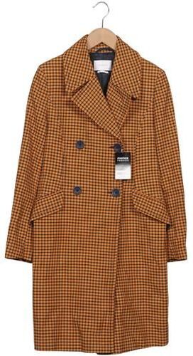 Damen Mantel, orange, Gr. EU 36, Baumwolle, Synthetik - Second Hand - Reserved - Modalova