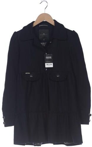 Damen Mantel, marineblau, Gr. EU 36 (UK 8), Baumwolle, Synthetik, Wolle, Viskose - Second Hand - River Island - Modalova