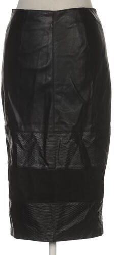 Damen Rock, schwarz, Gr. EU 34, Kunstleder, Synthetik, Viskose - Second Hand - River Island - Modalova