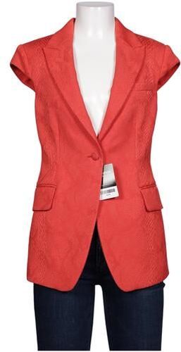 Damen Blazer, rot, Gr. EU 36 (IT 42), Elasthan, Baumwolle, Seide, Synthetik, Viskose - Second Hand - Roberto Cavalli - Modalova