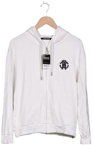 Damen Kapuzenpullover, weiß, Gr. M, Baumwolle - Second Hand - Roberto Cavalli - Modalova