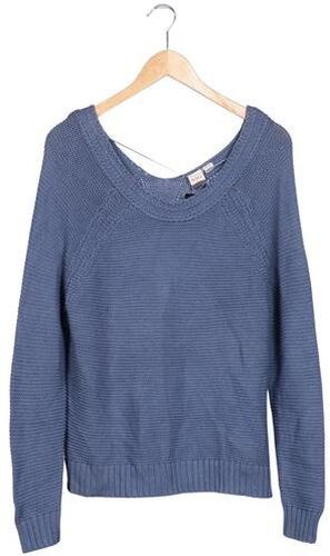 Damen Pullover, blau, Gr. M, Baumwolle, Synthetik - Second Hand - Roxy - Modalova