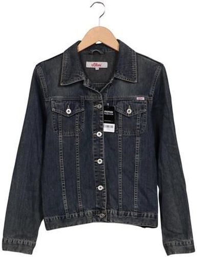 Damen Jacke, blau, Gr. M, Baumwolle - Second Hand - S. Oliver - Modalova