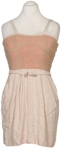 Damen Kleid, beige, Gr. EU 40 ( 3), Elasthan, Synthetik, Viskose - Second Hand - Sandro - Modalova