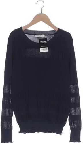 Damen Pullover, marineblau, Gr. EU 38 ( 2), Elasthan, Baumwolle, Synthetik, Viskose - Second Hand - Sandro - Modalova