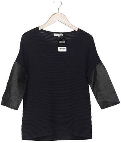 Damen Pullover, marineblau, Gr. EU 36 ( 1), Leder, Synthetik, Wolle - Second Hand - Sandro - Modalova