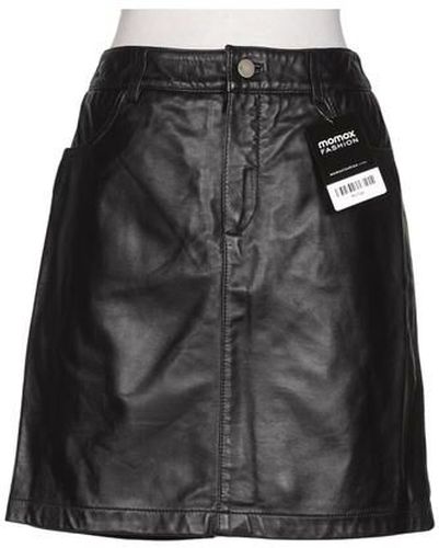 Damen Rock, schwarz, Gr. EU 34, Elasthan, Leder, Synthetik - Second Hand - SET - Modalova