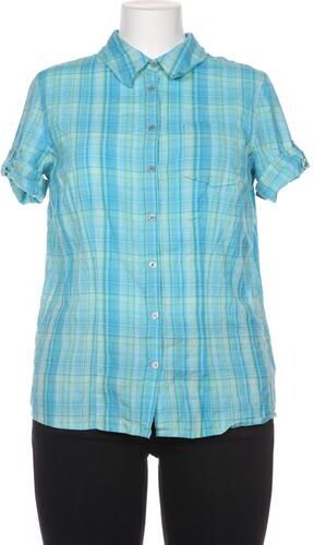Damen Bluse, blau, Gr. EU 40, Baumwolle - Second Hand - Sheego - Modalova