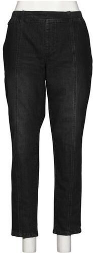 Damen Jeans, schwarz, Gr. EU 48, Elasthan, Baumwolle, Synthetik - Second Hand - Sheego - Modalova