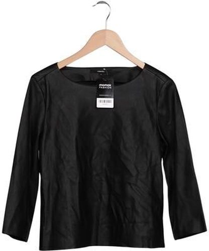 Damen Sweatshirt, schwarz, Gr. EU 36, Kunstleder, Synthetik - Second Hand - someday. - Modalova