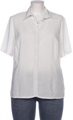 Damen Bluse, weiß, Gr. EU 44, Synthetik - Second Hand - Sommermann - Modalova