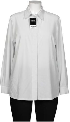 Damen Bluse, weiß, Gr. EU 42, Synthetik - Second Hand - Sommermann - Modalova